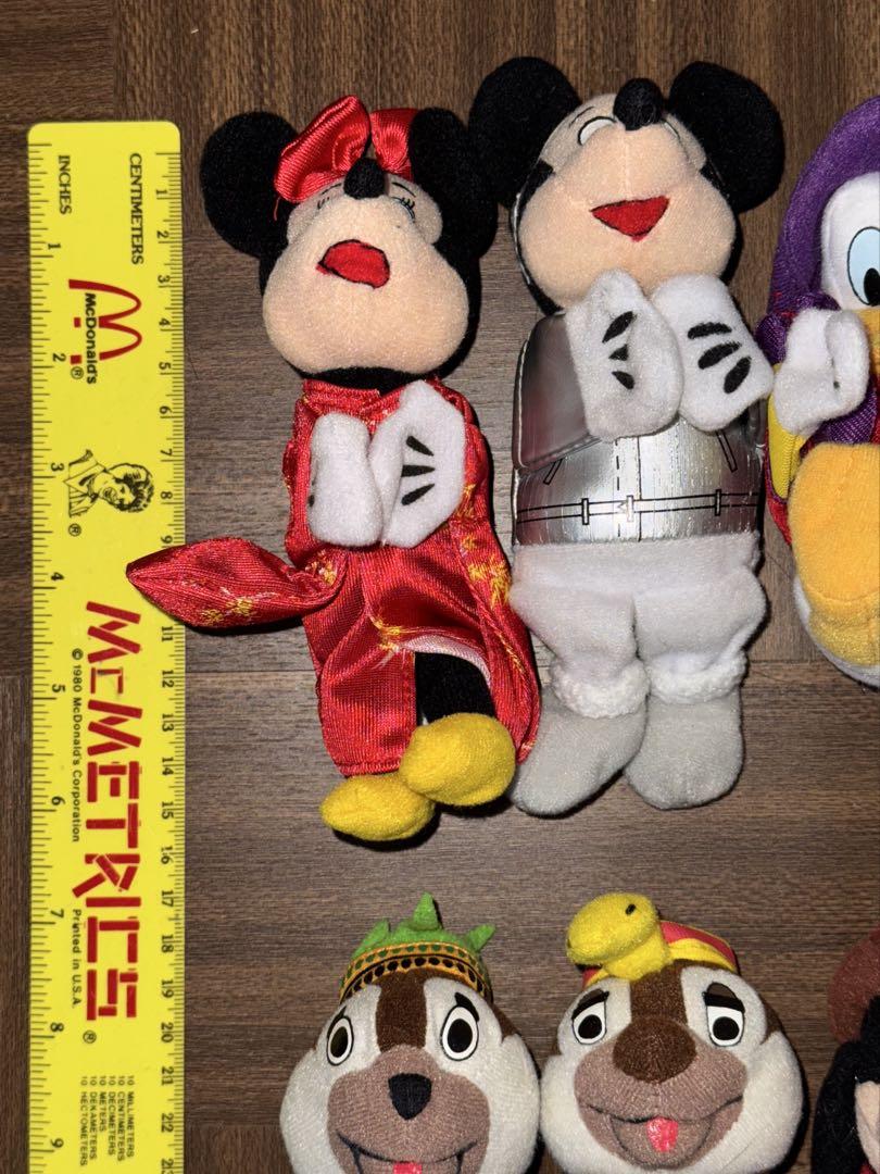 ヨーロッパ マクドナルド ディズニー ぬいぐるみ ハッピーミール フルコンプ