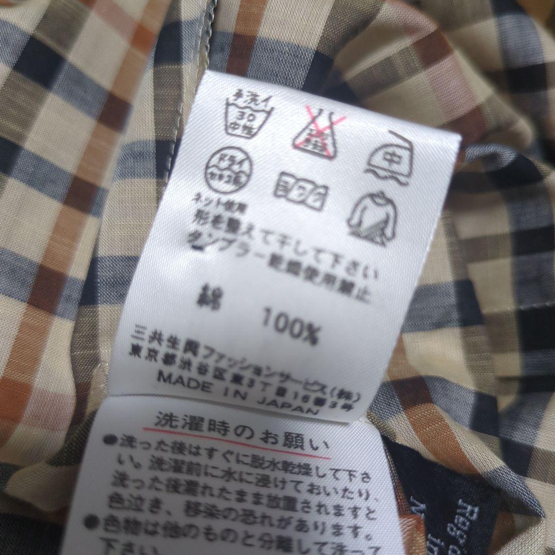 《新品タグ付き》DAKS チェック柄 長袖シャツ