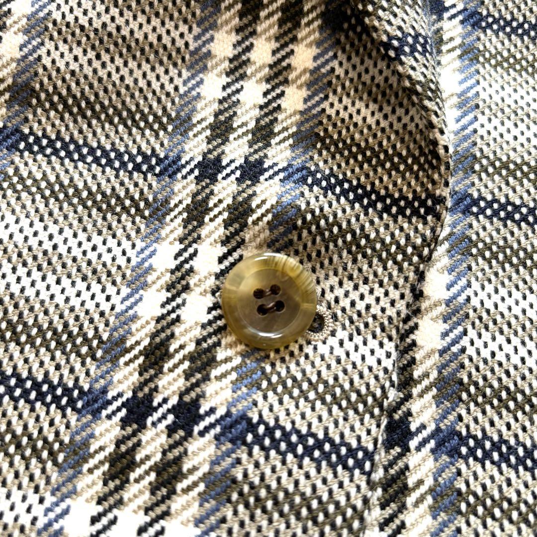 【美品】burberryバーバリー　スカートスーツ チェック セットアップ