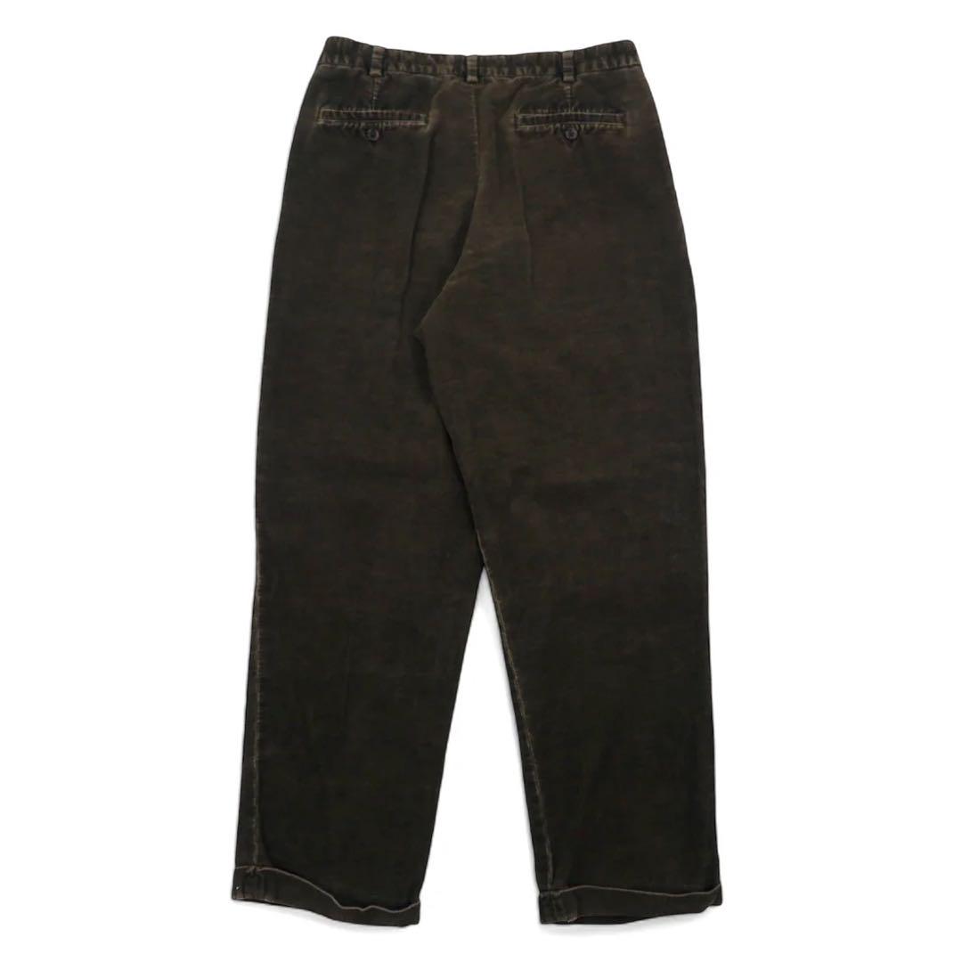 EDDIE BAUER 90年代 タック ワイド コーデュロイパンツ 33