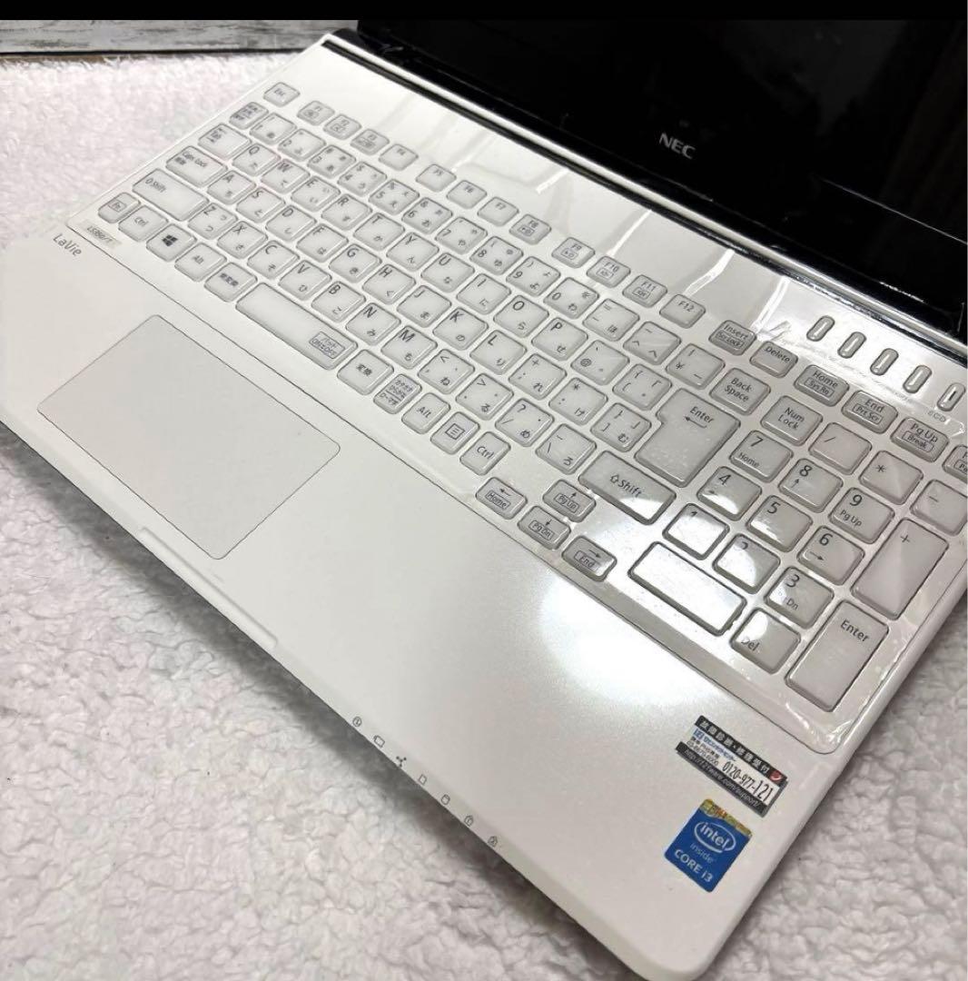 NEC PC-LS350TSW-J i3パソコン ホワイト 初期化済 NEC PC-LS350TSW-J i3パソコン ホワイト 初期化済