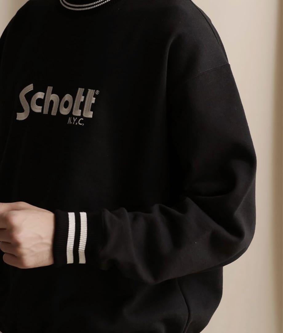 LINE RIB CREW SWEAT/ラインリブ クルーネックスウェット