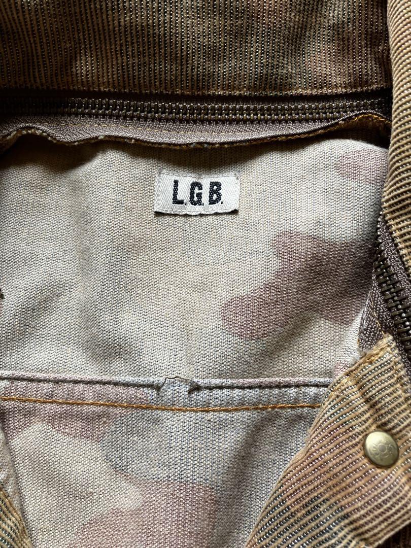 激レア　ほぼ未使用　LGB カモフラ　デニムジャケット　S 迷彩　セットアップ