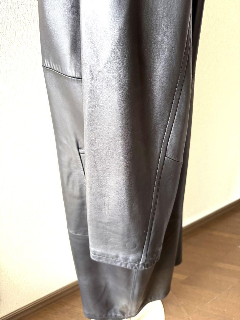 本革 超ロングコート