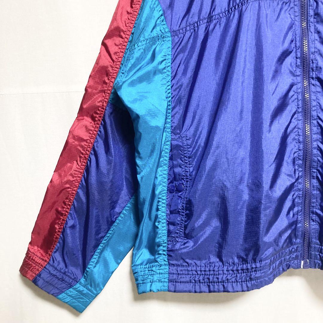 ⚫︎Lサイズ！オールドNIKE ナイロンマルチカラージャケット