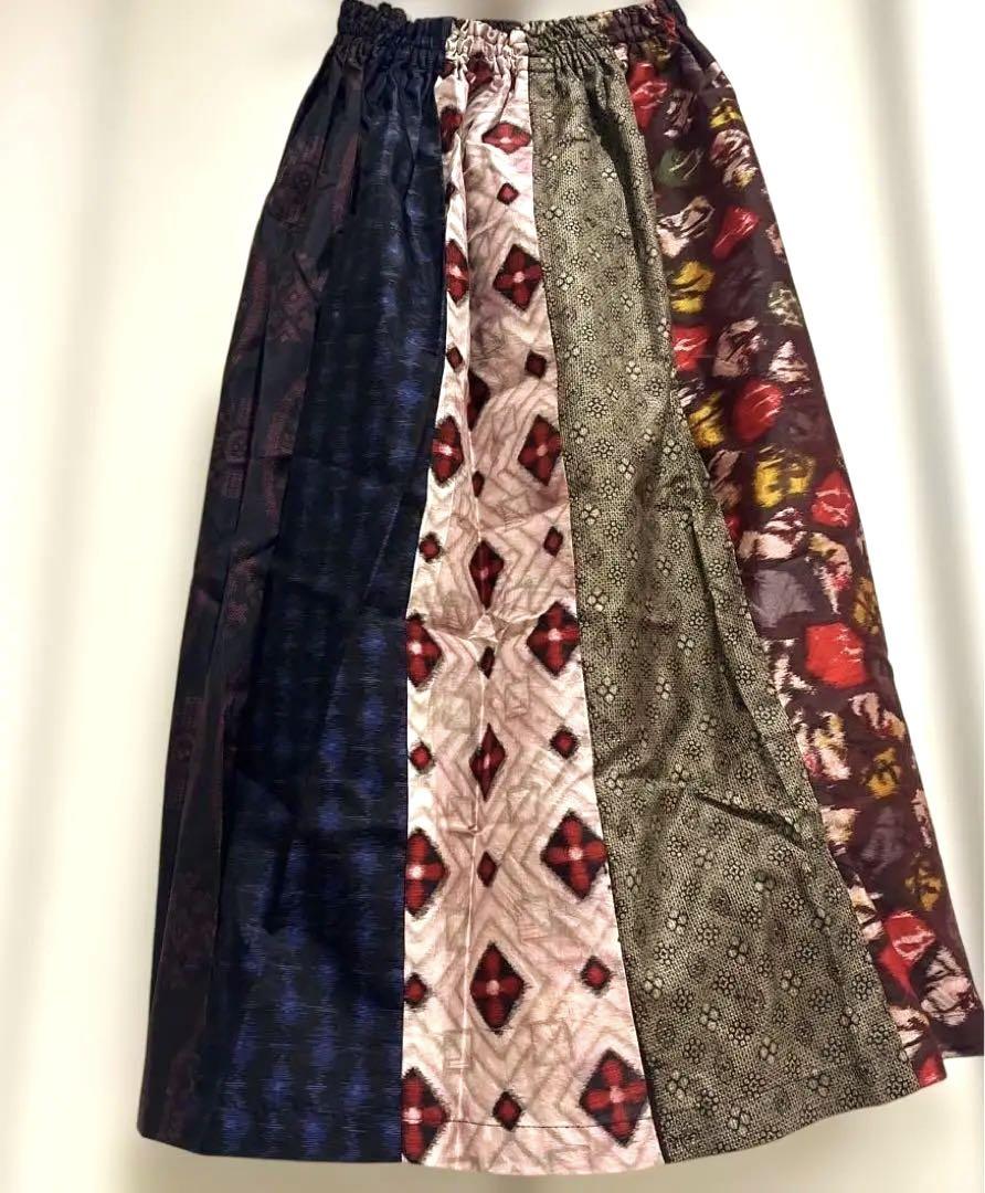 ハンドメイド　着物スカート