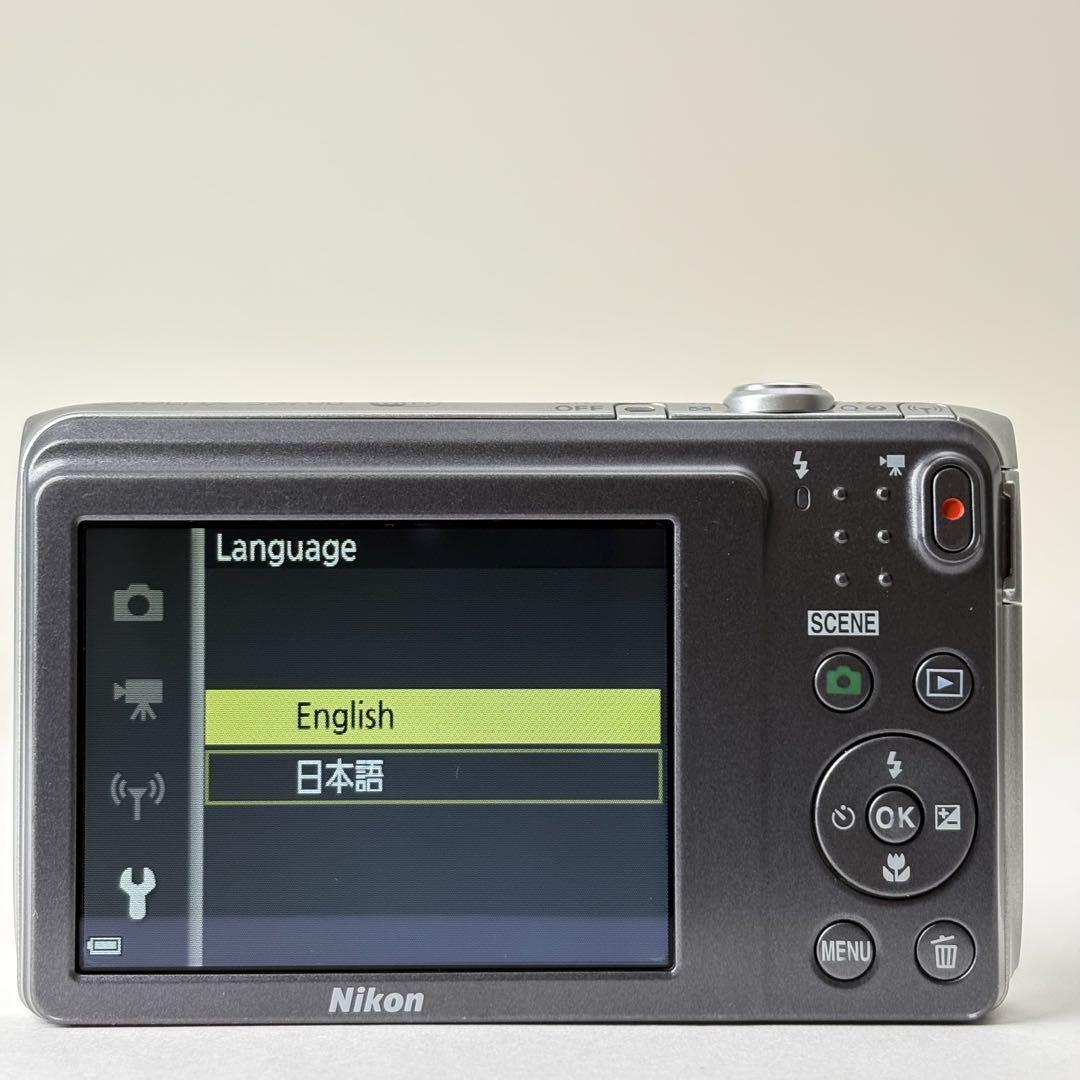ニコン デジタルカメラ COOLPIX S3700 シルバー Wi-Fi対応