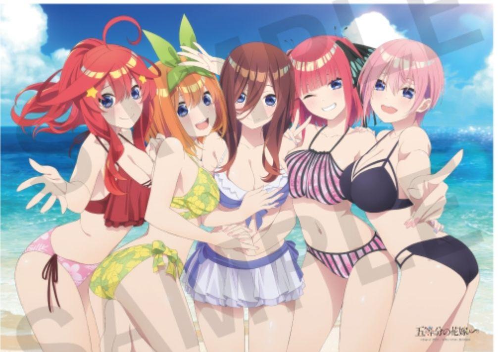 五等分の花嫁∽　SUMMER　A1タペストリー　マルチアクリルスタンド　セット