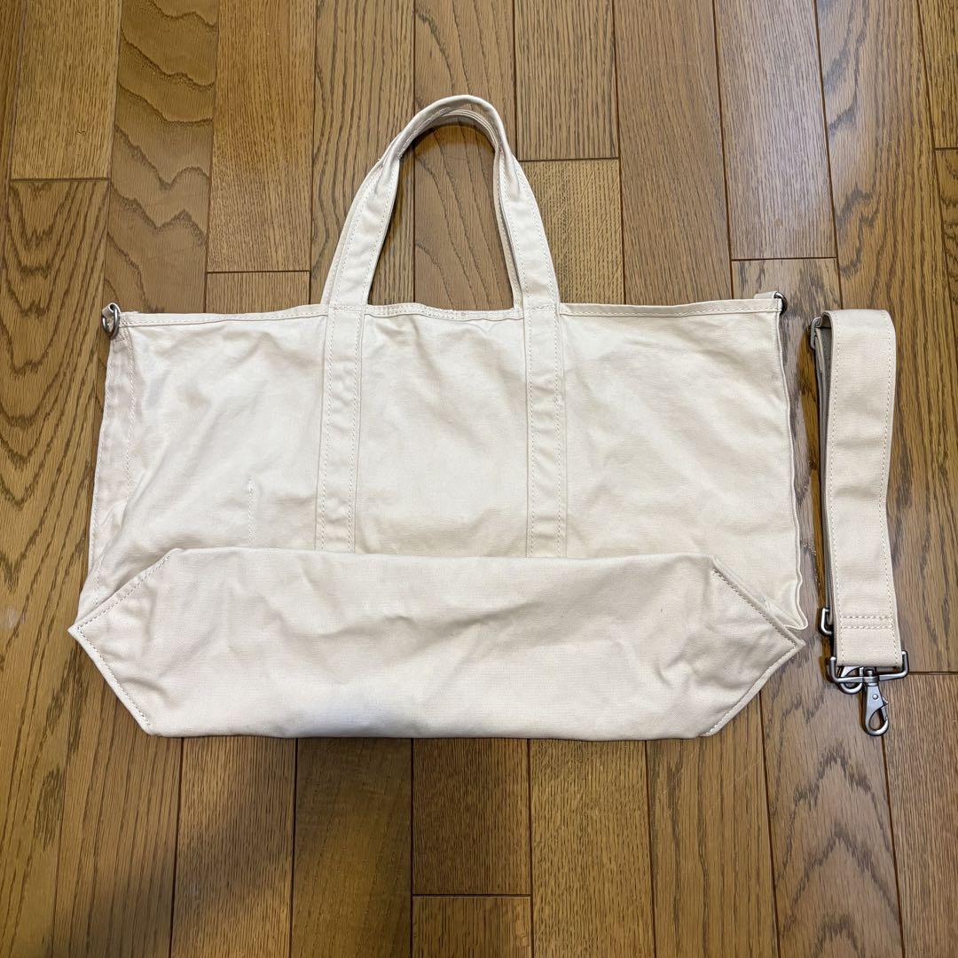 llbean × emmi トート グローサリートートバッグ ベージュ