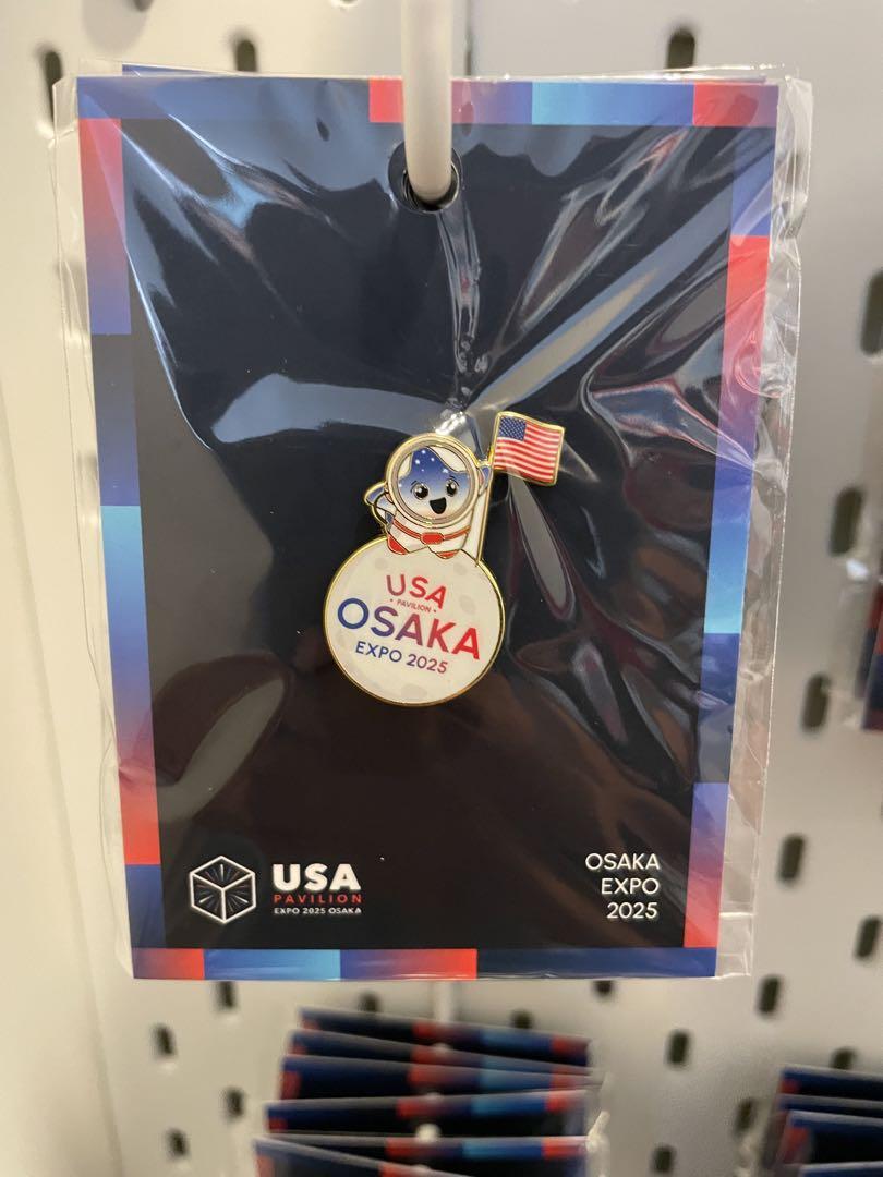 大阪万博　アメリカパビリオン　ピンバッジ 非売品】大阪関西万博2025 USA パビリオン アメリカ館