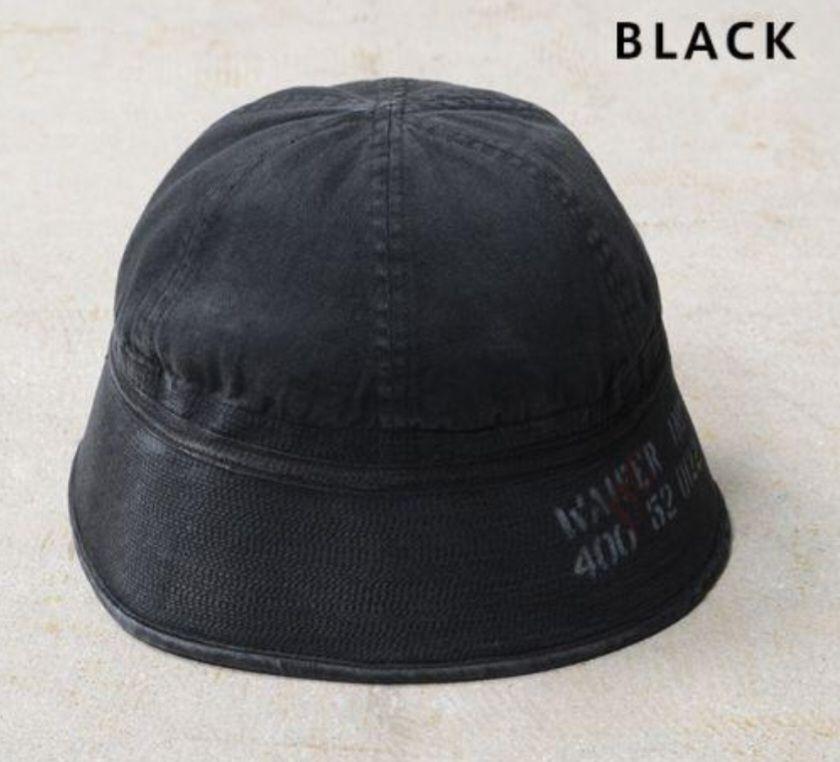 WAIPER.inc 米軍 U.S.NAVY セーラーハット ブラック L