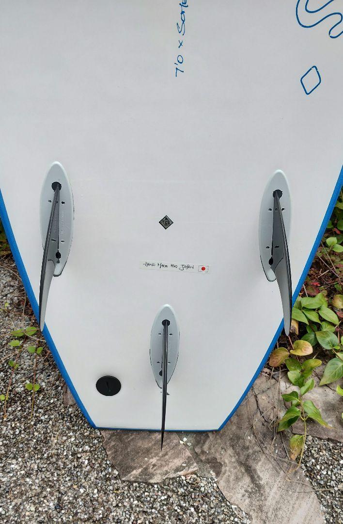 Softechソフテック　ソフトボード　7’0″ フィン付