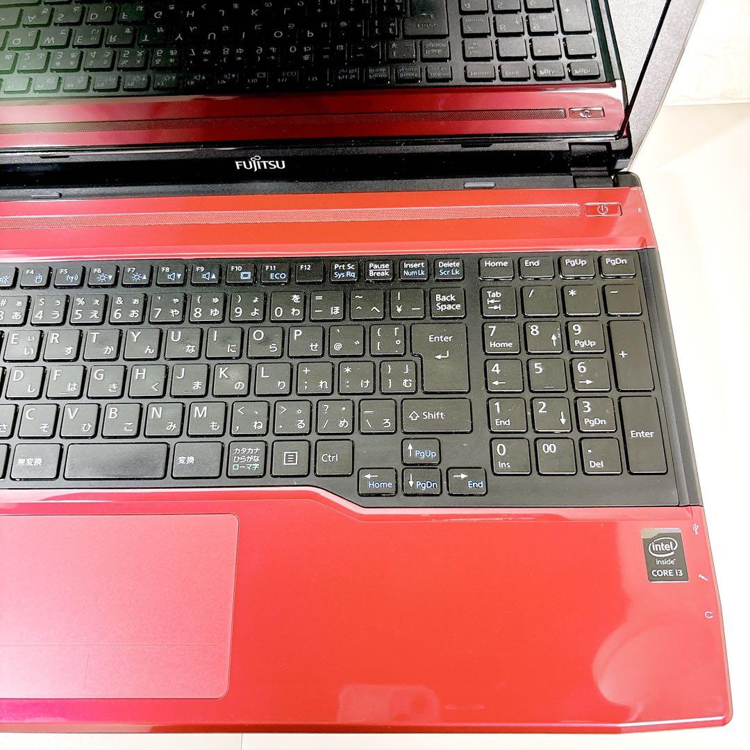 ブルーレイ 大容量1000GB✨カメラ付き メモリ８GB ノートパソコン 富士通