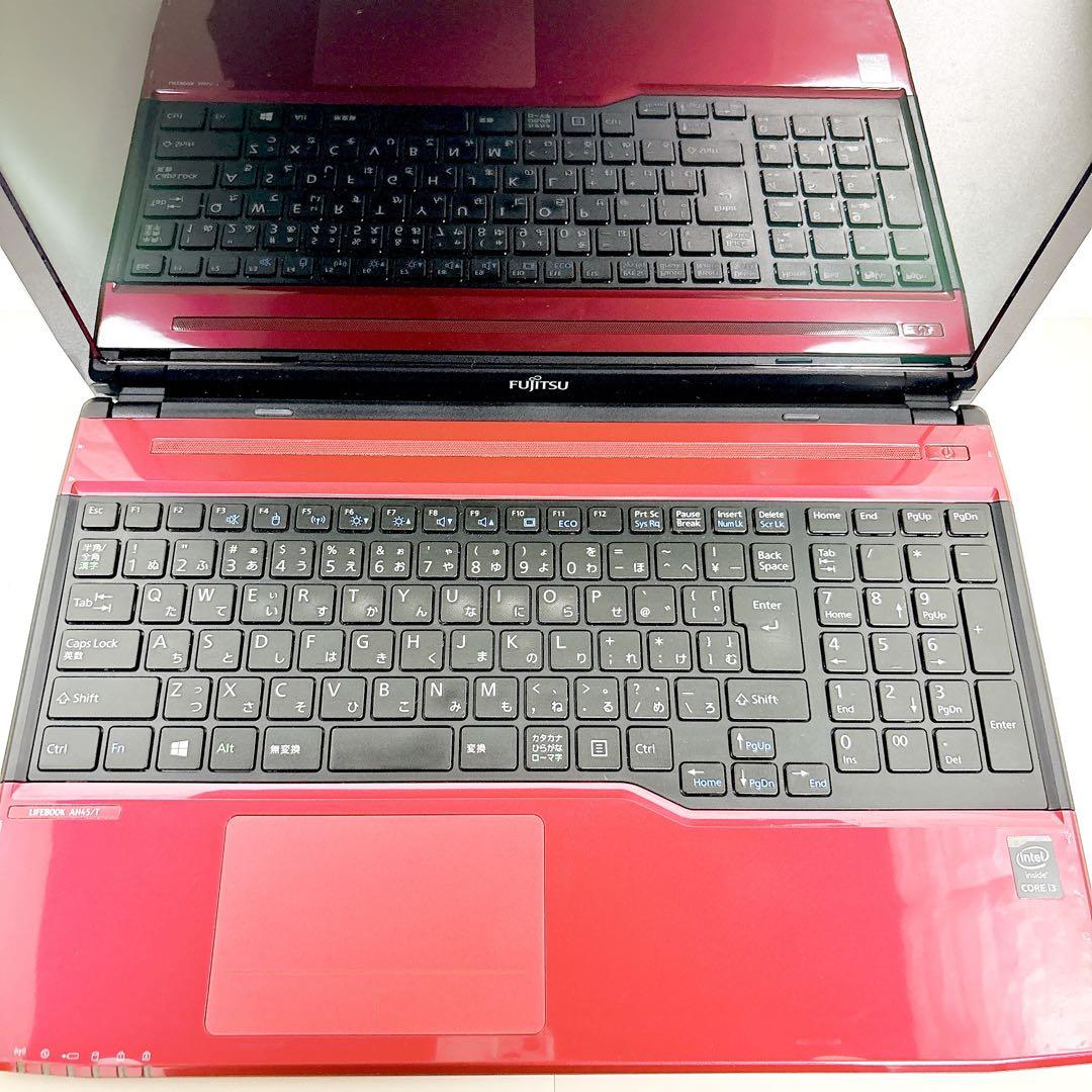 ブルーレイ 大容量1000GB✨カメラ付き メモリ８GB ノートパソコン 富士通