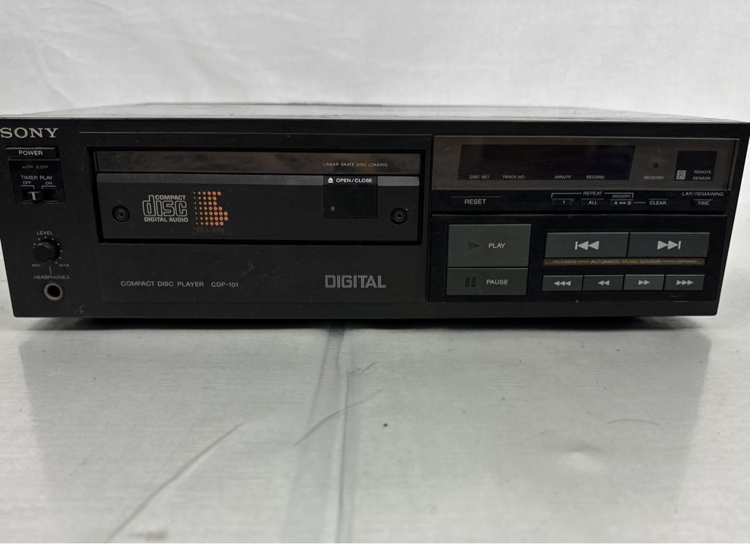 ○SONY CDP-101 CDプレーヤー ジャンク品 画像2