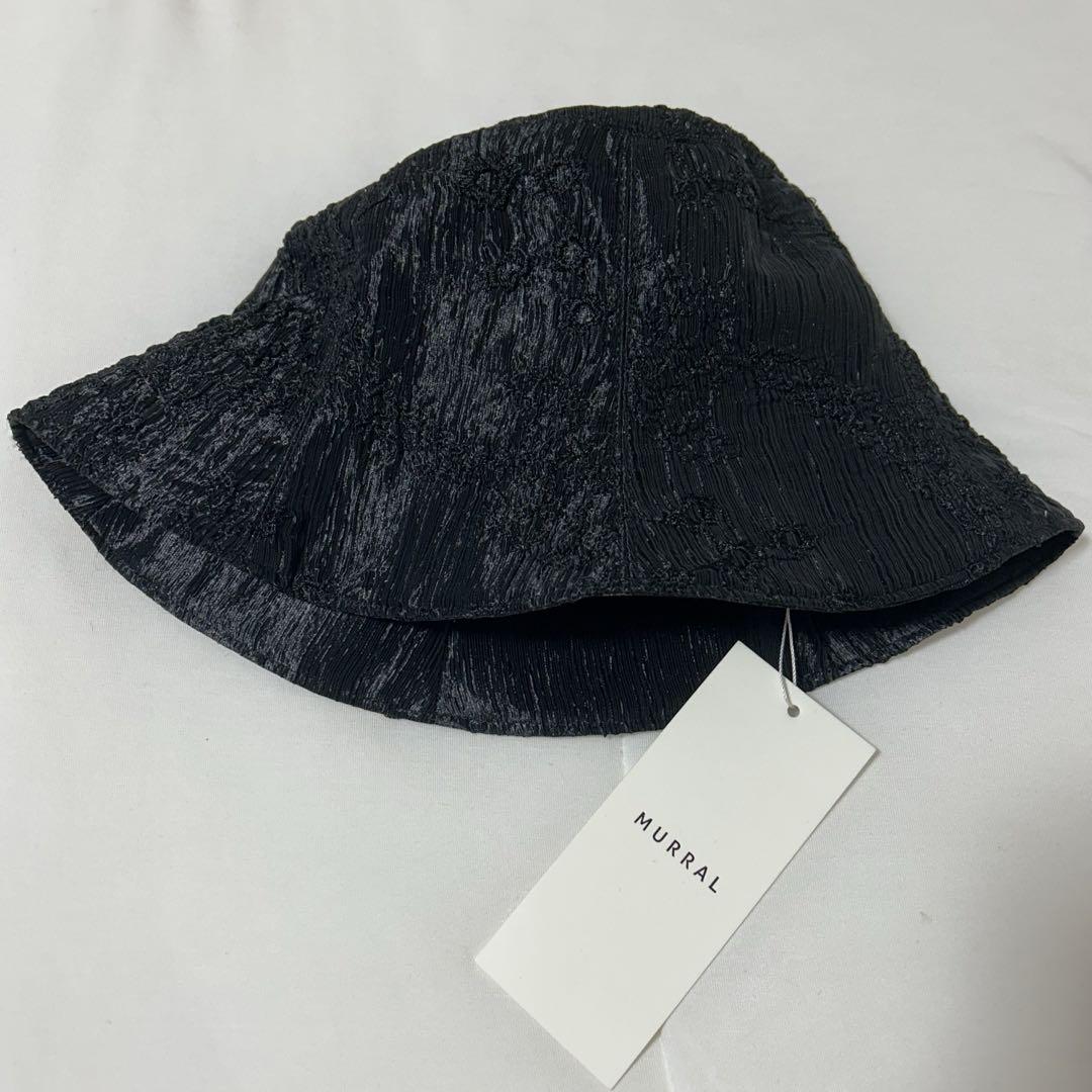 新品　MURRAL Inflate bucket hat ブラック
