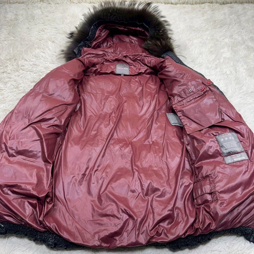 極美品✨ デュベティカ kappa ダウンコート 黒 40 Lサイズ ラクーン