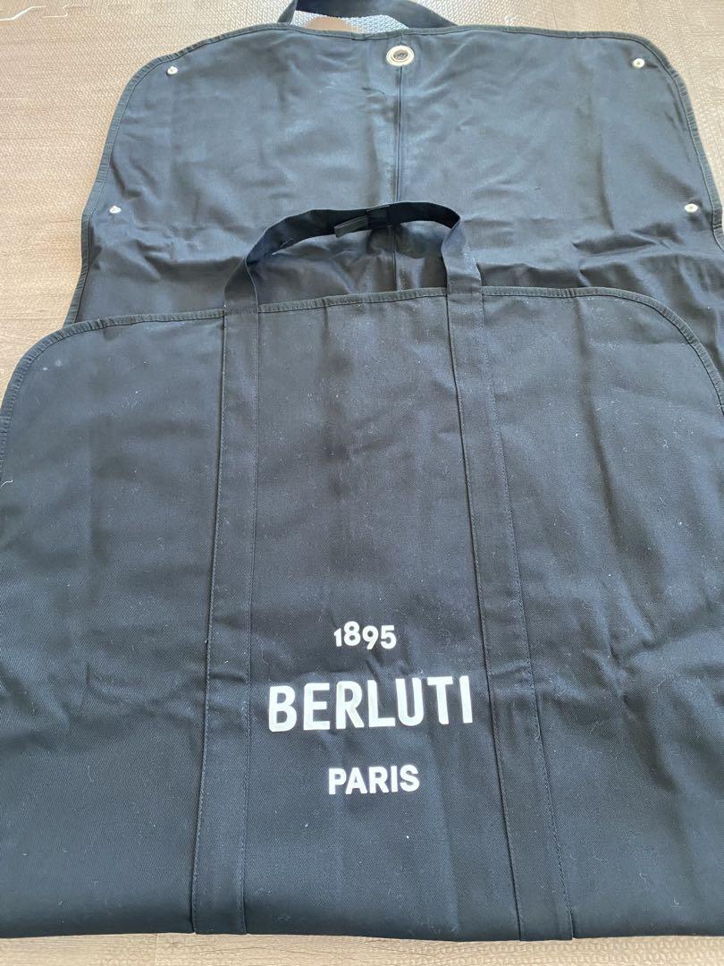 BERLUTI ガーメントバッグ 黒　２枚 おまけの袋付き　２枚