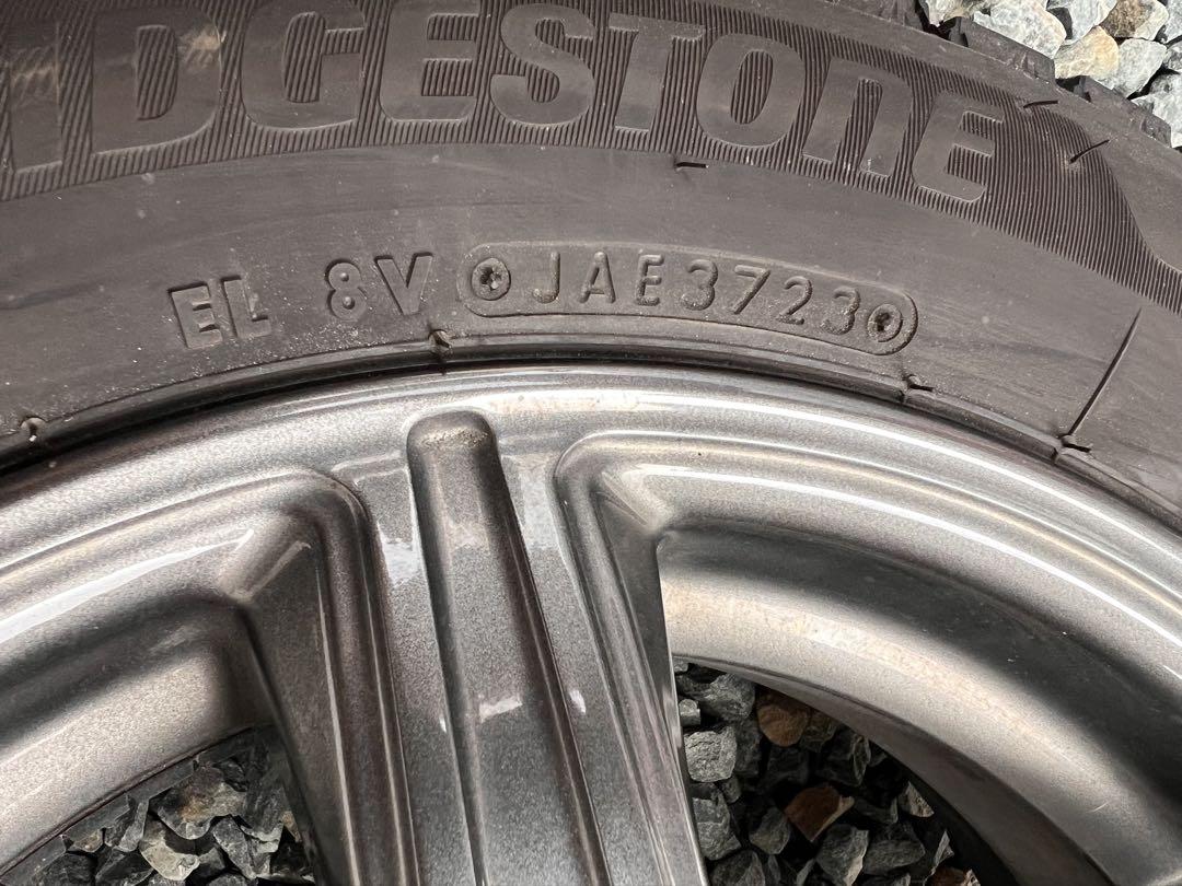 K①155/65R14 ブリヂストン VRX3 スタッドレスアルミ