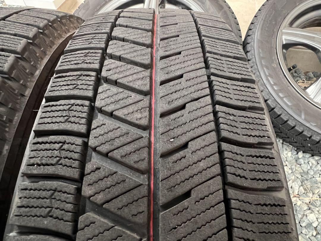 K①155/65R14 ブリヂストン VRX3 スタッドレスアルミ
