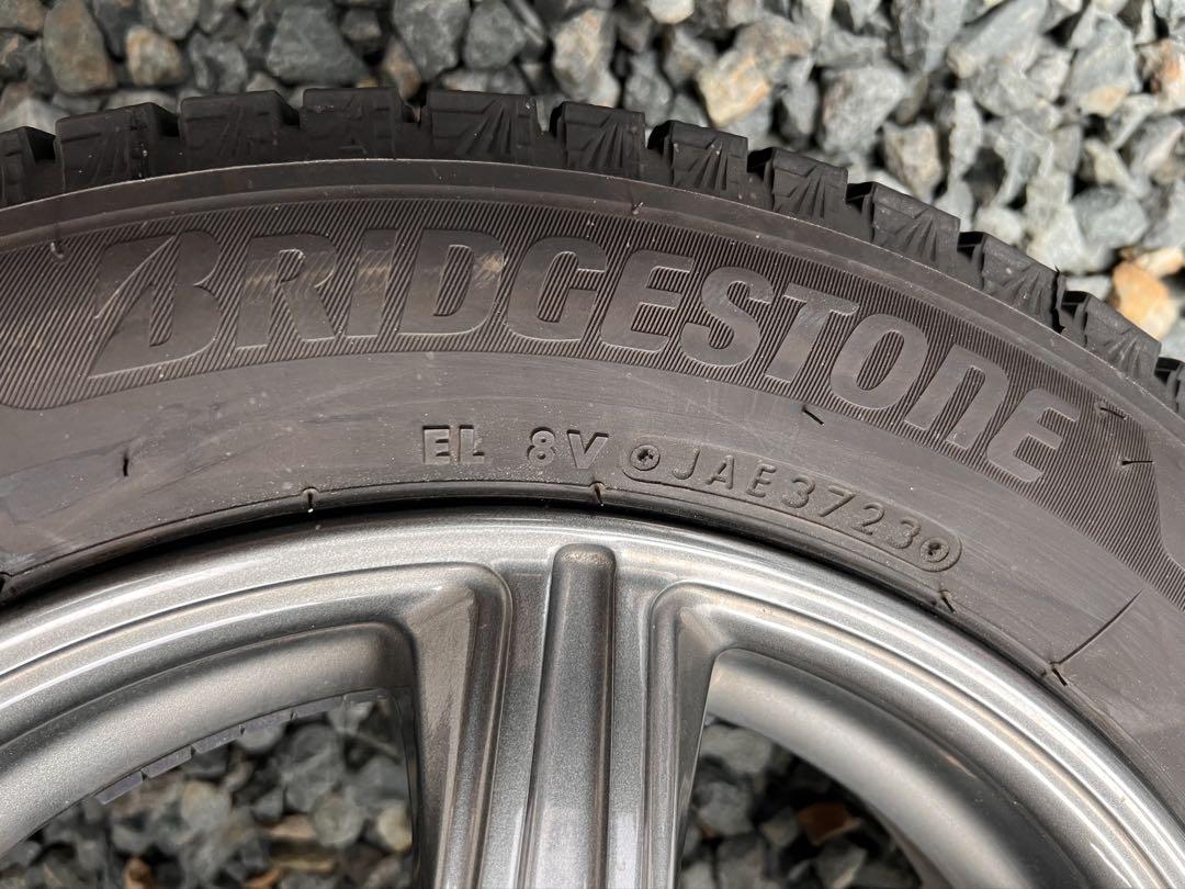 K①155/65R14 ブリヂストン VRX3 スタッドレスアルミ