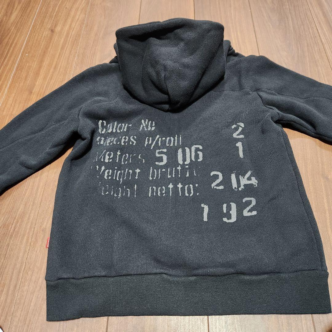 新品 スコットクラブ バックロゴ パーカー ブラック