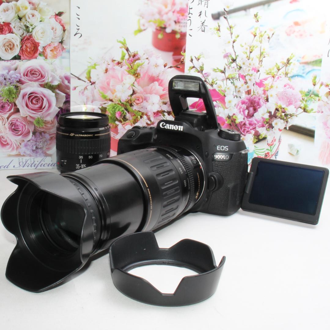 ❤️予備バッテリー付き❤️Canon EOS 9000D 超望遠ダブルレンズ❤️