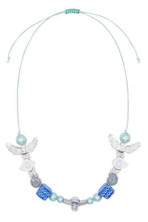 EVAE smiley necklace エバモブ iE1hz-m96749118509 MOB スマイリーネックレス 2022人気