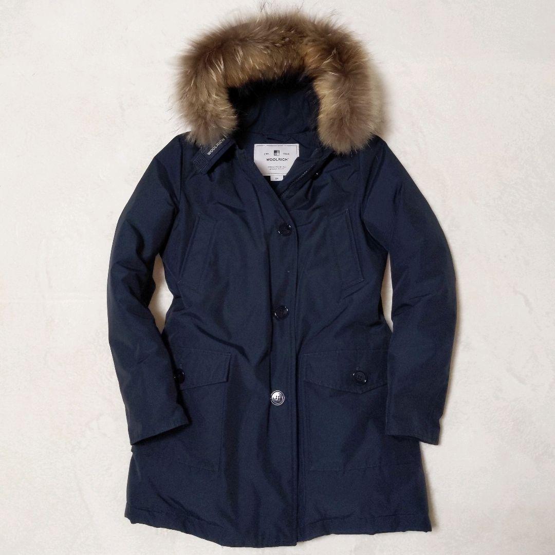 WOOLRICH ダウンコート アークティックパーカ タヌキファー ブラック