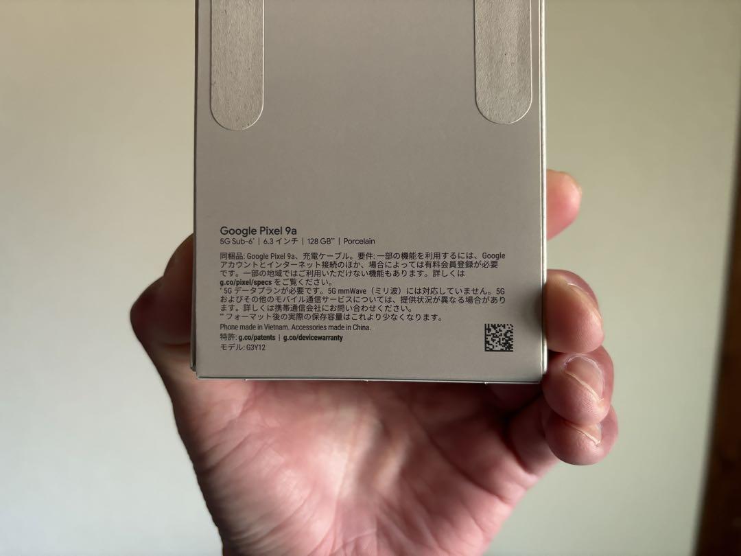 スマートフォン本体 Google Pixel 9a Porcelain 128 GB