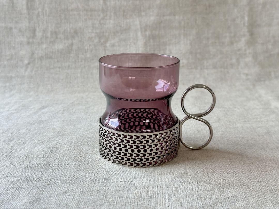 iittala Vintage Tsaikka(パープル)グラス