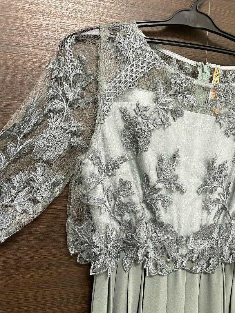 niana ニアナパーティードレス 結婚式　チュール　プリーツ　花柄　レース