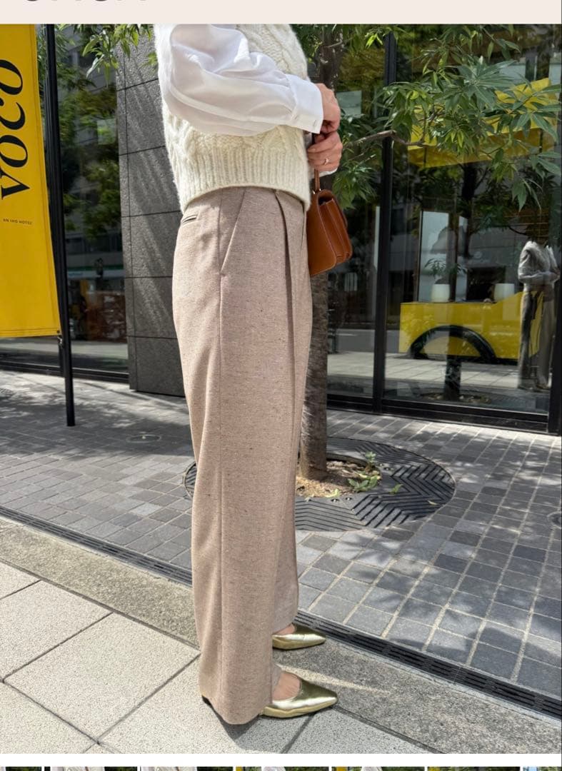 今期新作！新品未使用　オオガ　OHGA ohga NEP TWEED PANTS