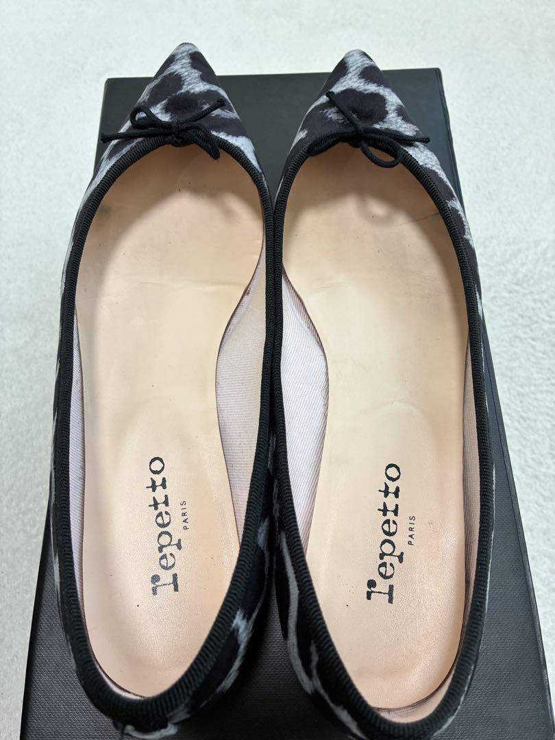 Repetto レペットブリジットヒョウ柄 フラットシューズ39,5