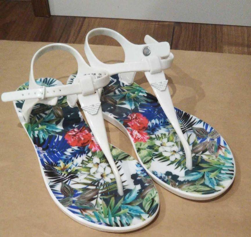 EMPORIO ARMANI アルマーニ レディース サンダル 花柄 23㎝