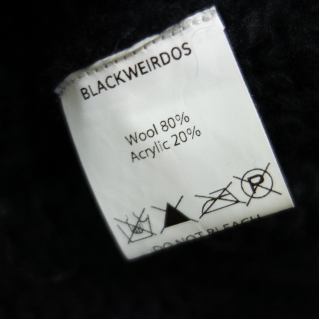 3418Black Weirdos ブラックウィドゥ Yin Yang Knit - メルカリ