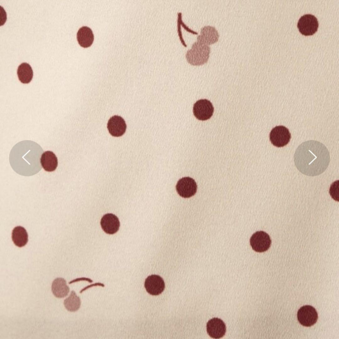 新品 DEICY チェリードットフリルワンピース 0 S 画像5