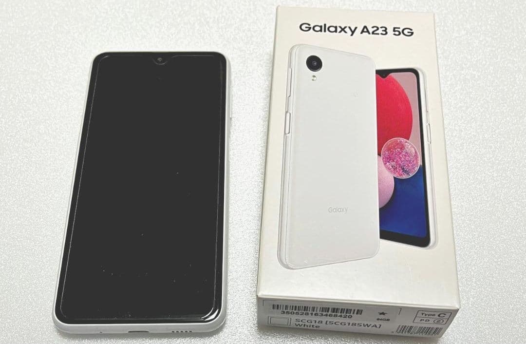 【美品】Galaxy A23 5G ホワイト 【美品】Galaxy A23 5G ホワイト