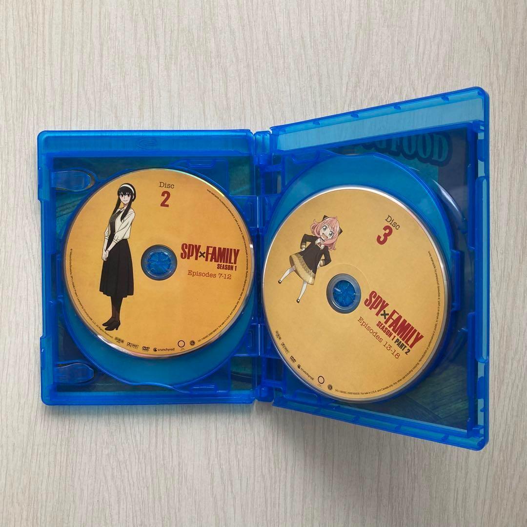 スパイファミリー　PART1 & PART 2 北米版 DVD