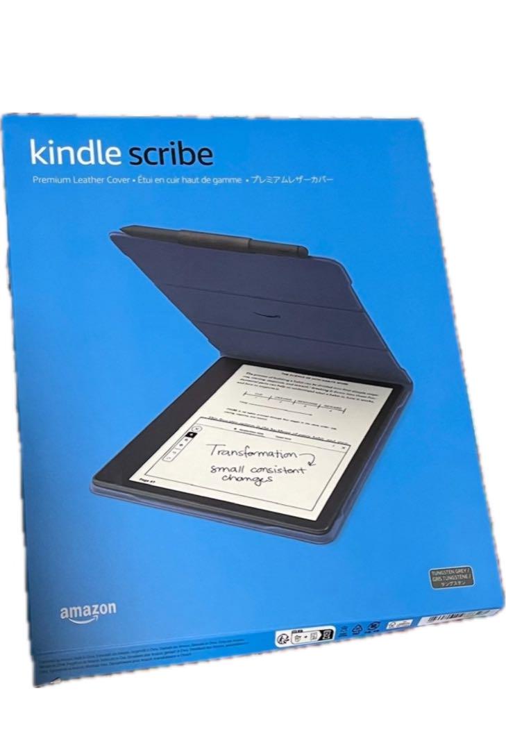 Kindle Scribe用　Amazon純正 プレミアムレザーカバー