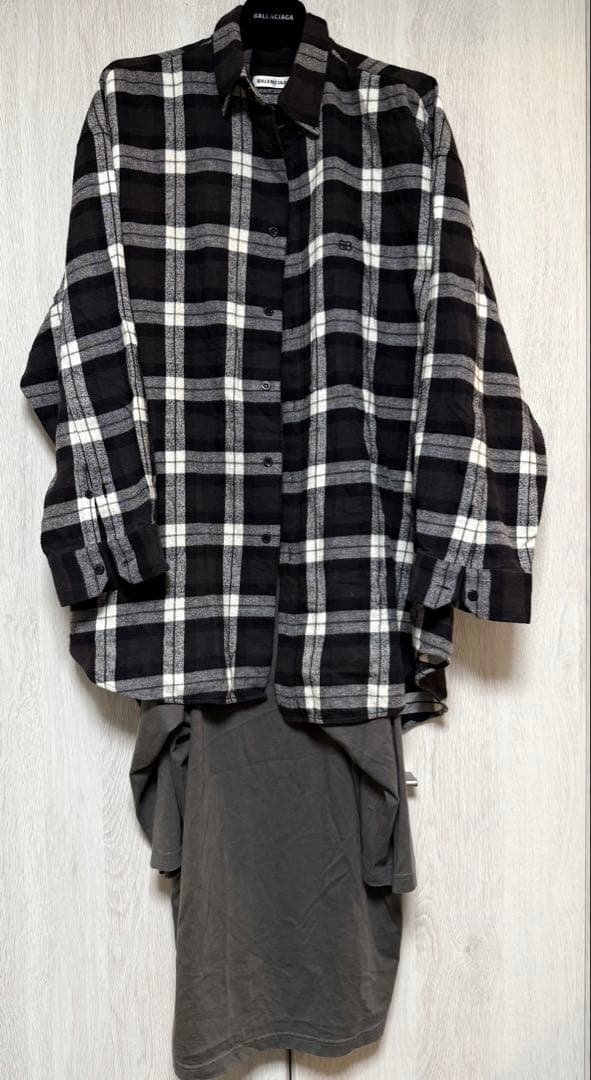 BALENCIAGA ドッキングシャツ