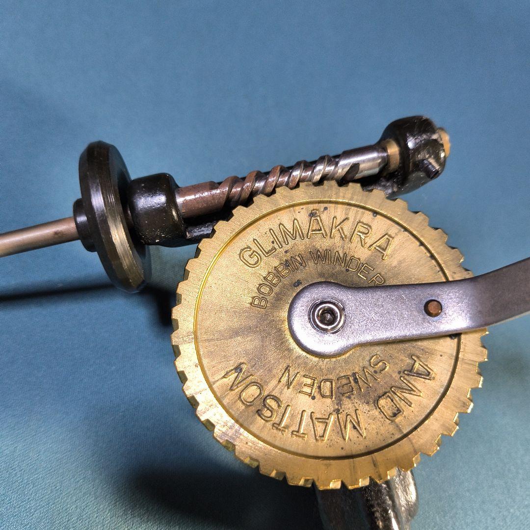 スウェーデン製 　　機織り用ボビンワインダー