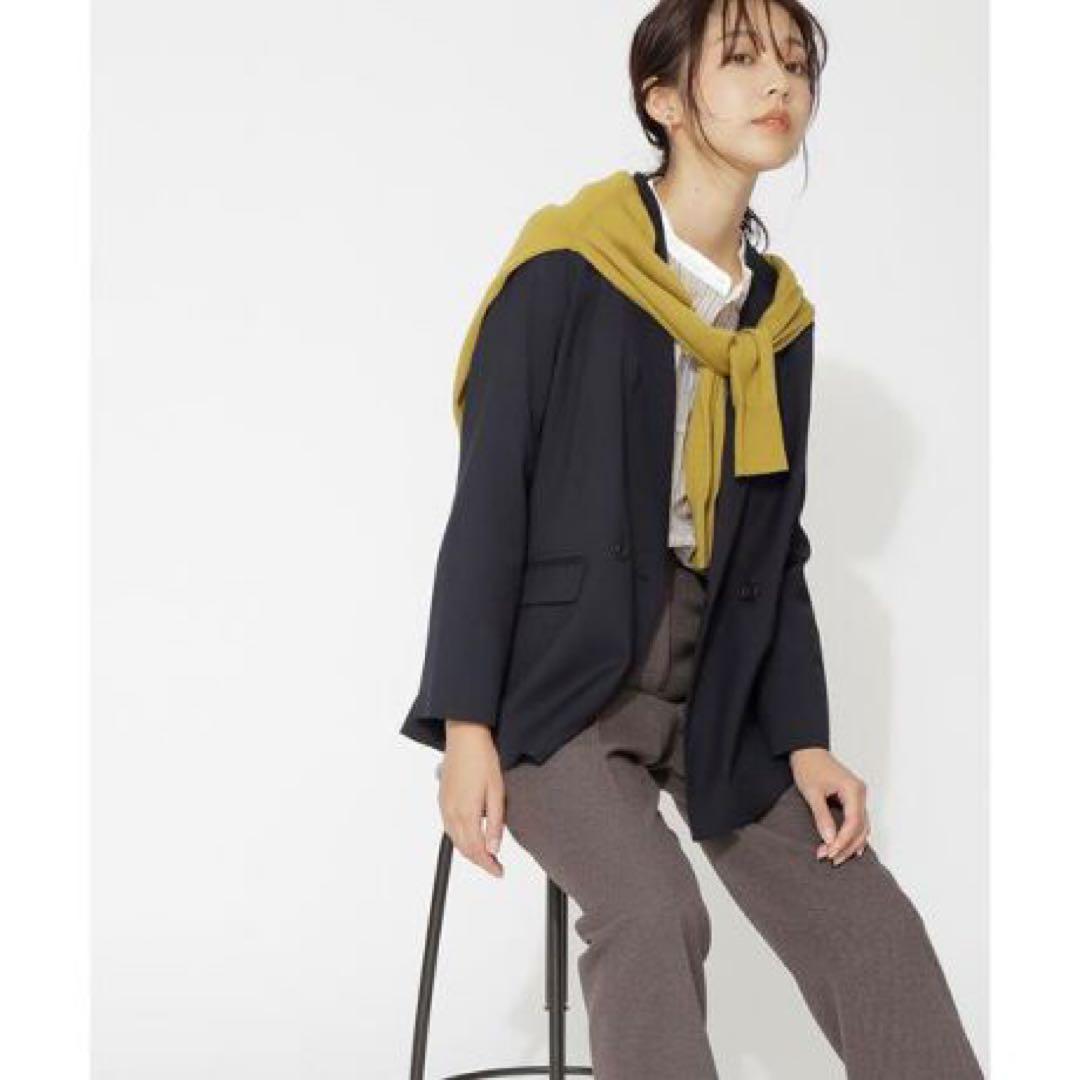 ナチュラルビューティーベーシック　ネイビー　ジャケット