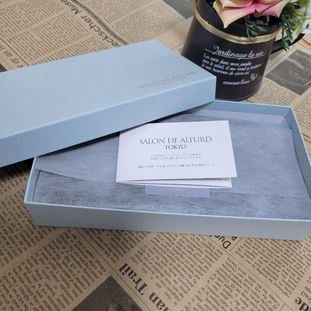 【未使用】SALON DE ALFURD★L字長財布 イタリアンクロコ型押し 【未使用】SALON DE ALFURD★L字長財布 イタリアンクロコ型押し