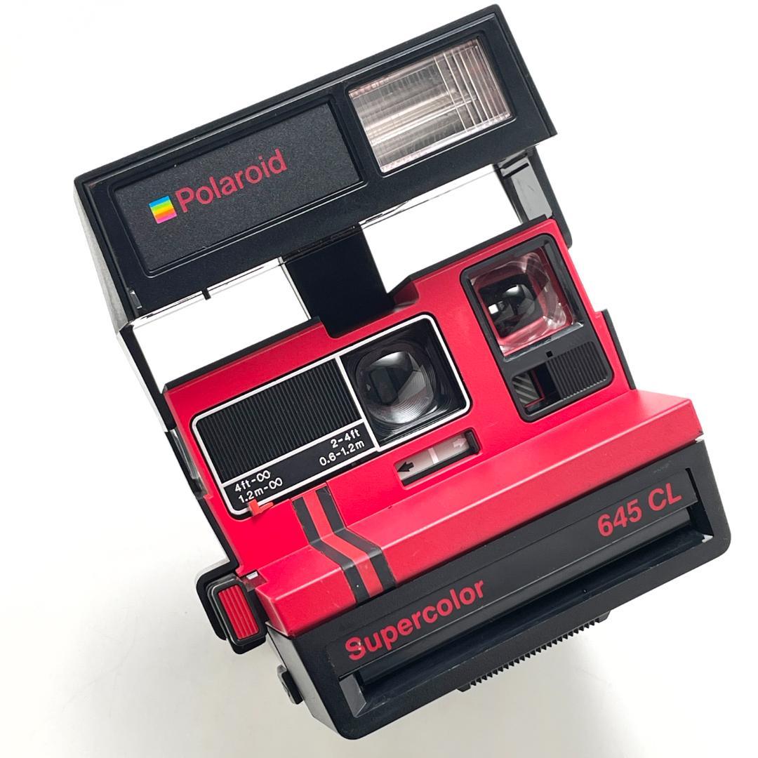 特価 ポラロイド PORAROID Super COLOR 645CL レッドインスタントカメラ