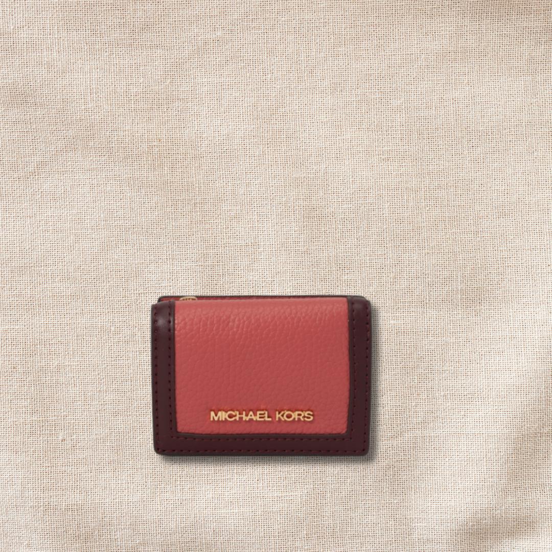 ✨即完売必至のMICHAEL KORS ミニ財布 三つ折り ジップ付き 正規品