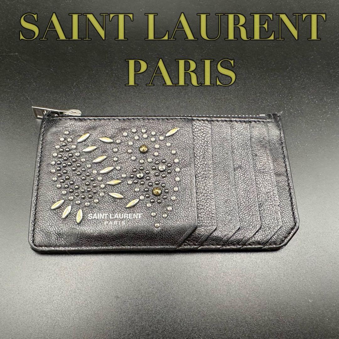 極美品✨　YSL　サンローランパリ　フラグメントケース　カードケース　1115
