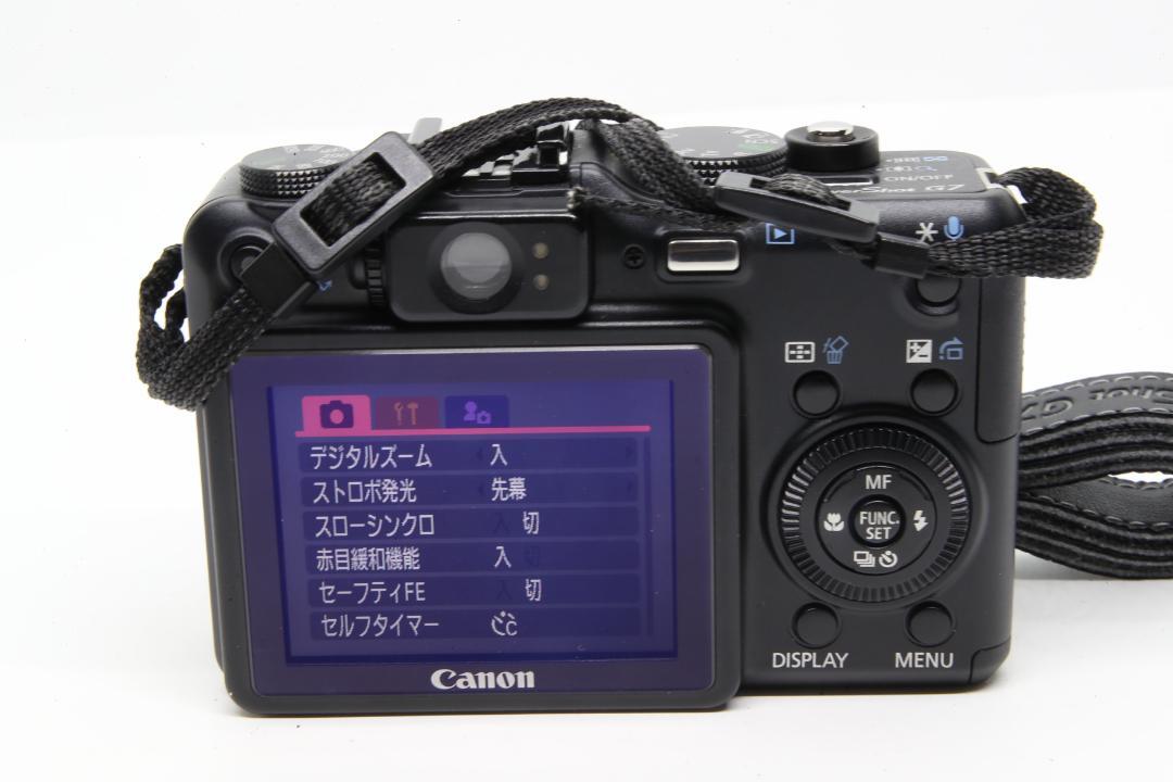 【G2156】Canon Powershot G7 ブラック キャノン 画像5