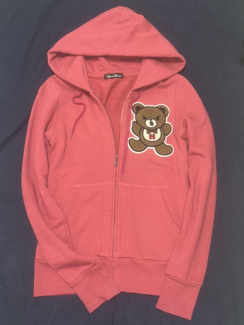 HYSTERIC GLAMOUR ヒステリックグラマー ピンク ベアスウェット