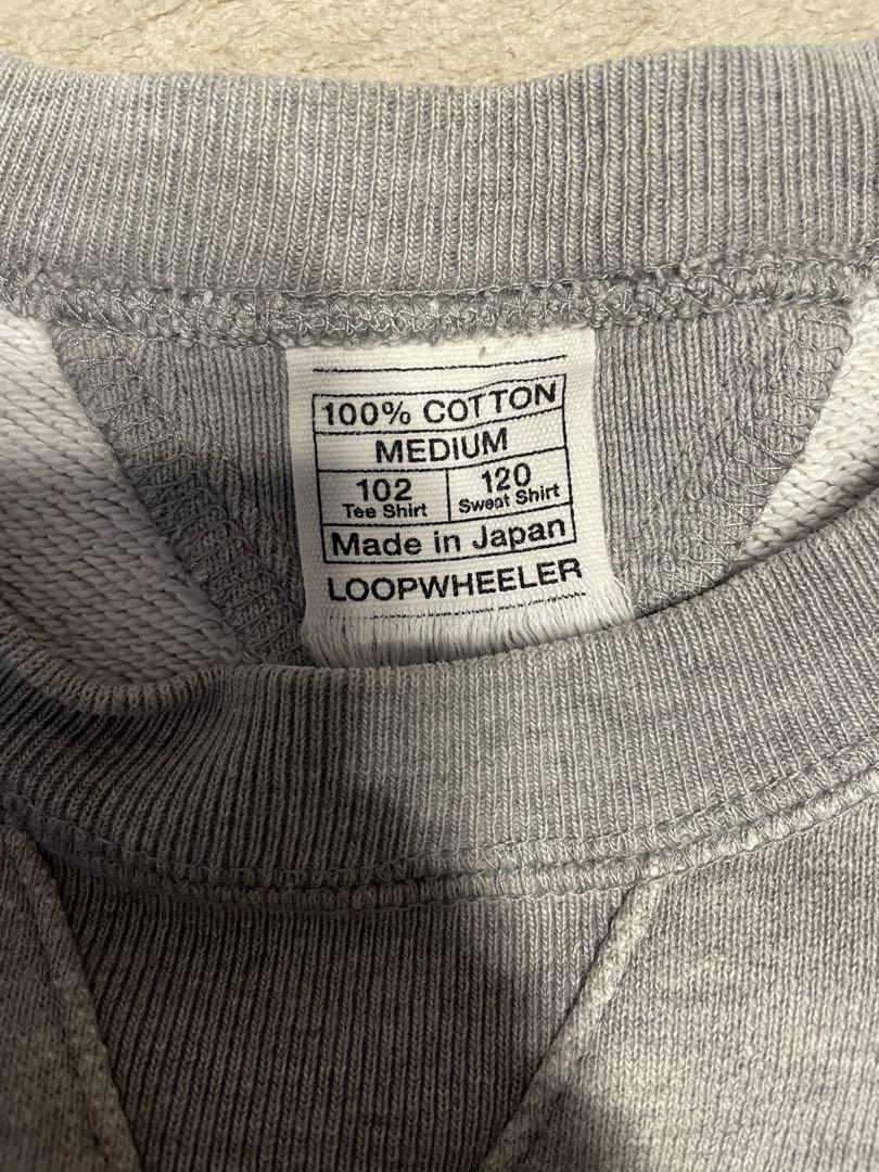 LOOPWHEELER グレー M スウェットシャツ